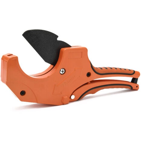 PVC Pipe Cutter, Plastic Pipe Cutter with 63mm Ratchet, for Cutting PEX, PVC and PPR Plastic Pipes and Other Composite Materials