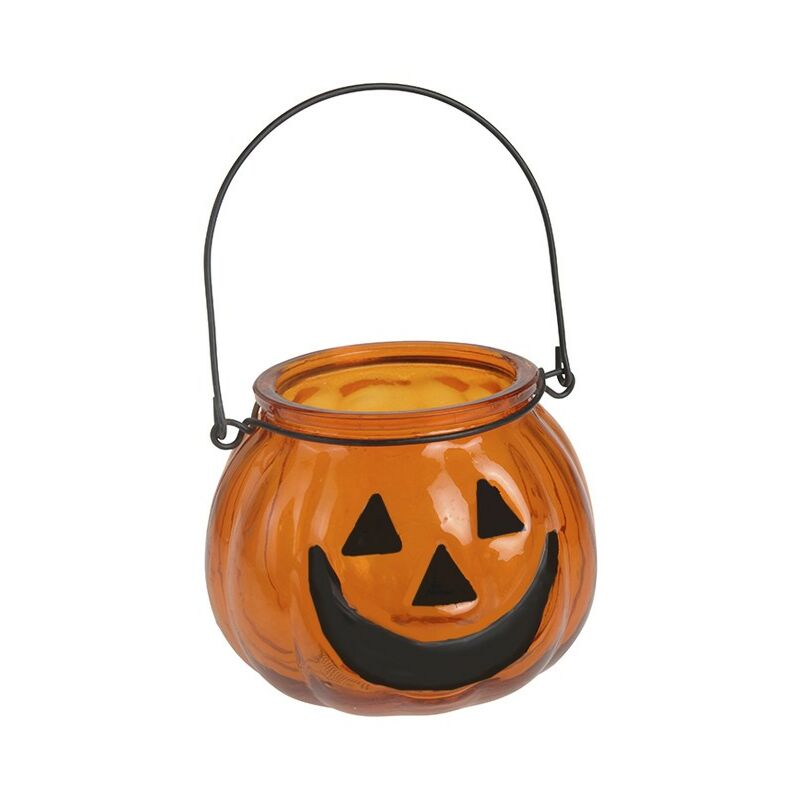 

Portavelas calabaza halloween cristal 9x8cm EDM 71859