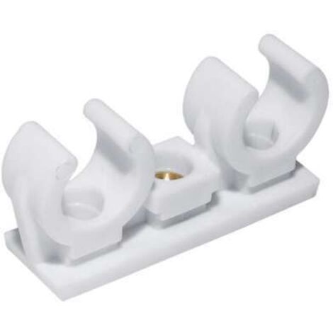 PVC Rohr-Clip doppelt 14-15mm 261119