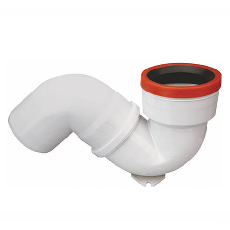 PVC-S-Siphon Geruchsverschluss Abflussbogen DN 110 für Hock-WC Alaturka