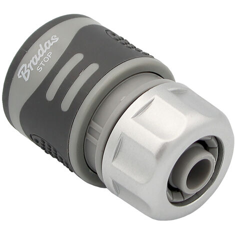 PVC Schlauchstück 1/2" 13mm Comfort Wasserstop Steckkupplung