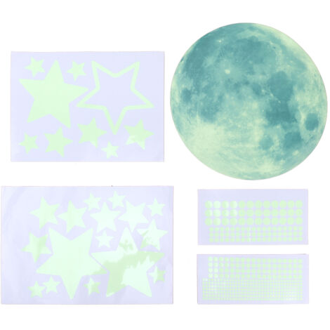 PVC Self Adhesive Wall Sticker Luminous Fluorescent Wall Decals for Children Bedroom