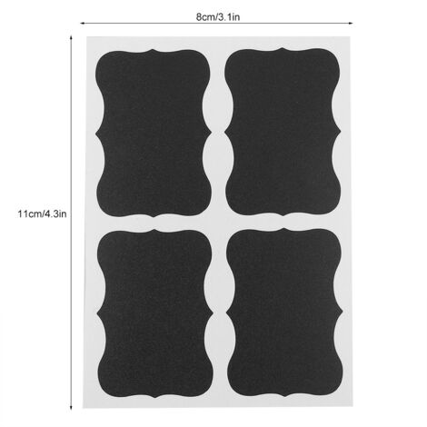 [PVC Stickers] Etiquettes Labels marqueurs PVC pour plantes et rangement - Lot de 80 stickers autocollants imperméables (4pcs/sheet, 20 sheets)