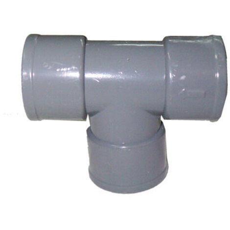 PVC TES HH 87° de 32mm color gris