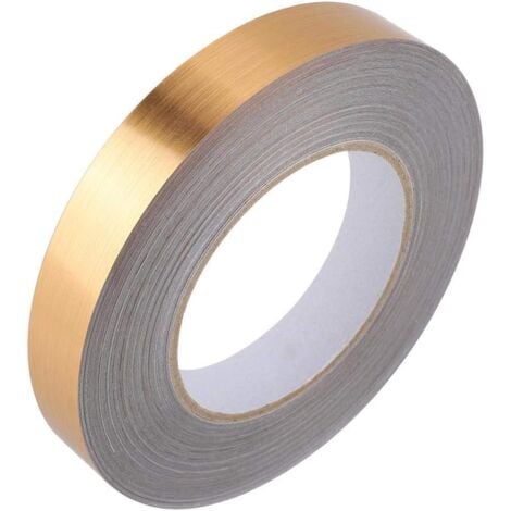 PVC wasserdichte Folie, Bodenfliesen, Schimmel-Klebeband, Küchenspüle, klebrige Dichtung, Fuge, Schlafzimmer, Boden, Fugenlinie, Aufkleber, Ecklinien-Klebeband (Gold, 2 cm x 50 m)