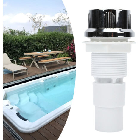 PVC-Whirlpool-/Badewannenarmatur [einstellbare Regulierung] [Knauf] mit 1/2"-Gewinde, Innendurchmesser 22 mm und Außendurchmesser 36 mm [112 x 50 x 35 mm]