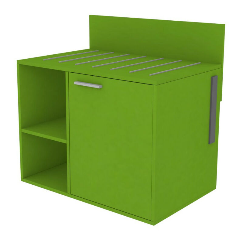 Image of PVFRIGO - Portavaligie contenitivo per frigo e cassaforte 90x50x68 (LxPxH) - Verde mela - Verde mela