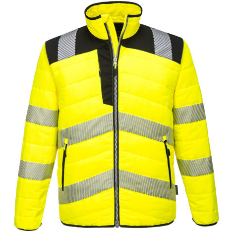 PW3 Hi-Vis Baffle couleur : Jaune/Noir taille XL - PORTWEST