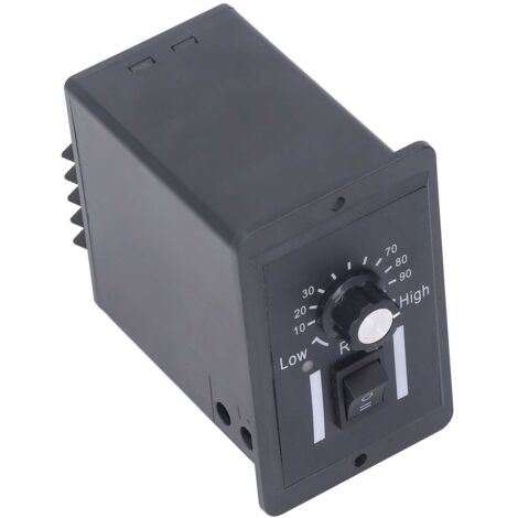 PWM-Drehzahlregler für 10-60V 6A Gleichstrommotoren mit Bedienfeld und Getriebe