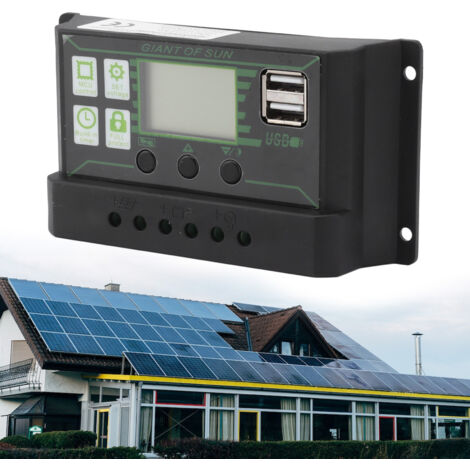 PWM LCD USB Dual ABS 5V 200A Solar-Laderegler