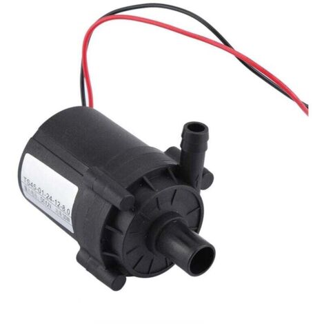 PWM Pompe à Eau DC24V Submersible Ultra-silencieux Réglable pour Système de Circulation d'eau Chaude de Système de Circulation Solaire de la Piscine(24 / 12V)(12V)