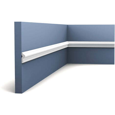 PX201 Cimaise murale Orac Decor - 2,5x0,8x200cm (h x p x L) - moulure décorative polymère A l'unité