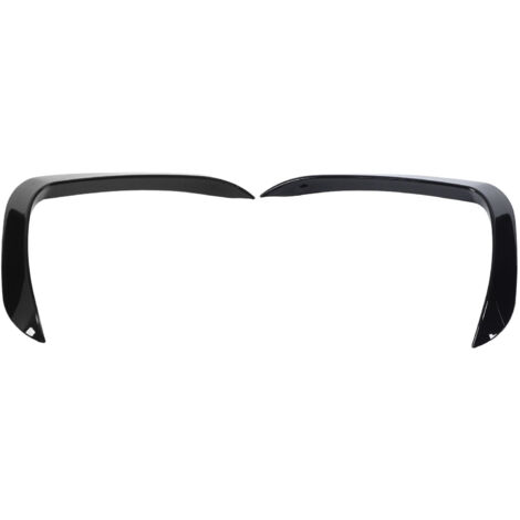 Pyhodi Automobile Bumpers Avant Spoiler, 1 Paire de Spoiler côté Pare-chocs Avant Conception Sportive Améliorée Aérodynamique Remplacement de stabilité élevée pour X5 F15 M Sport (noir brillant)