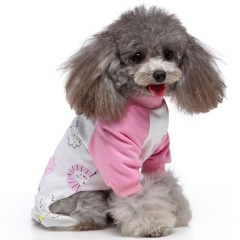 Pyjama pour petit chien, combinaison douce pour chiot et chat, vêtements confortables pour animaux de compagnie (éléphant)