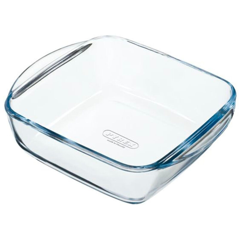 Plat air fryer - PYREX - 1450141 - Carré - En verre borosilicate - 20 x 17 cm