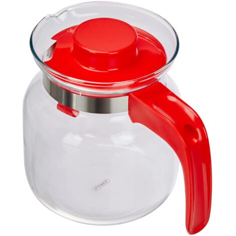 Pyrex Bricco Pyrex con Coperchio Rosso Litri 1
