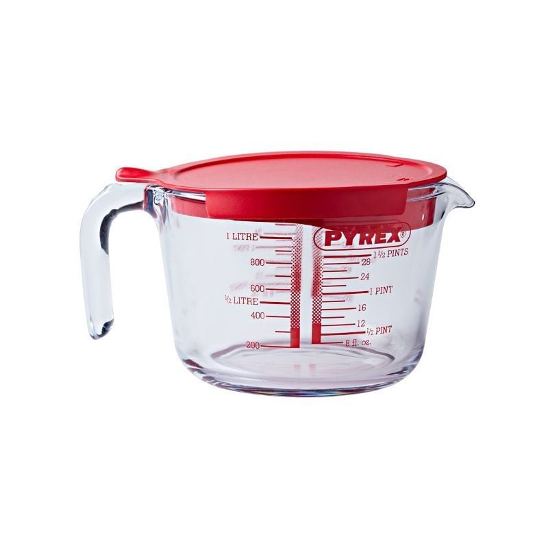 Pyrex - broc mesureur avec couvercle 1L cook & enjoy