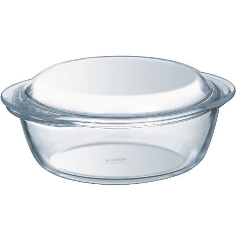 Pyrex - Auflaufform mit Deckel, 2.1L, Transparent