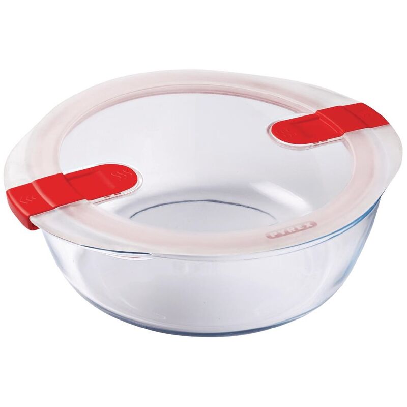 Cook and Heat Round Dish with Lid 2.3Ltr - FC362 - Pyrex