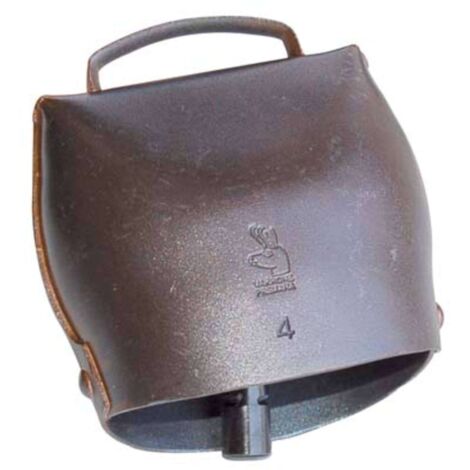 pz 6 campana chamonix in acciaio al carbonio da mm 54x48 campano mucche bovini