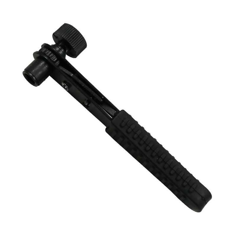 Image of 1PC nero 1/4 di pollice 90 ° ad angolo retto in acciaio mini chiave a cricchetto mini chiave a bussola cacciavite utensile manuale