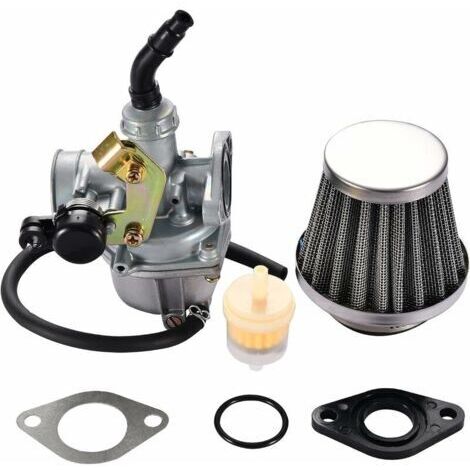 PZ19 Vergaser mit 35-mm-Ersatzluftfilter für chinesische 50-ccm-, 70-ccm-, 90-ccm-, 110-ccm- und 125-ccm-ATVs, Roller, Go-Karts mit Kabelchoke H671