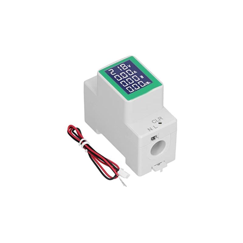 Gotrays - PZEM-008 AC50-300 V/100 a Écran lcd Affichage numérique Multifonctionnel Table Guide Guide Testeur de Tension Ampèremètre Voltmètre avec
