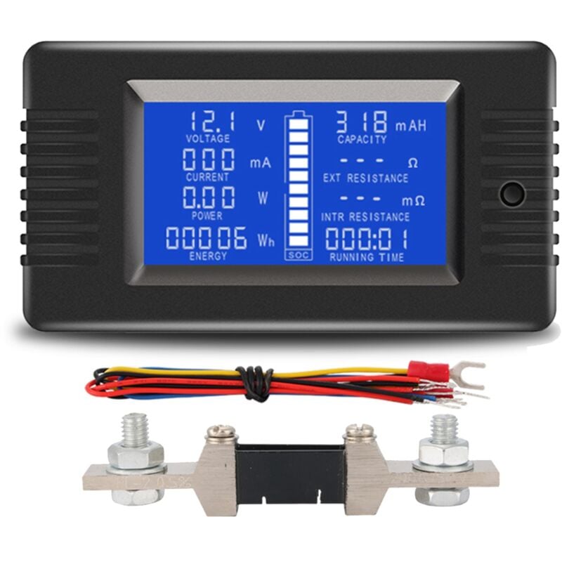 PZEM015 Digital dc 0-200V Courant de Tension avec 200A Shunt Testeur Batterie Voiture Moniteur 12V 24V 48V