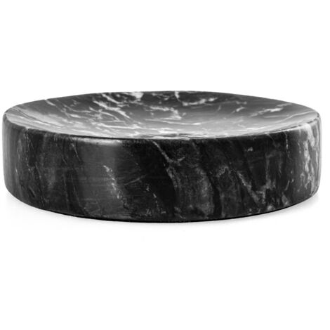 Q-BATH PREMIUM DECOR 1526 Seifenschale schwarzgrauer Marmor