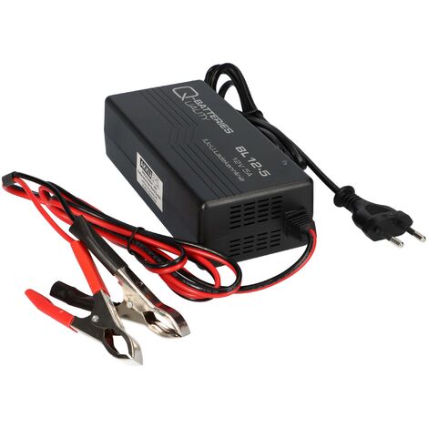 Q-Batteries BL 12-5 Ladegerät für Bleiakkus 12V - 5A Ladestrom IU0U Ladekennlinie