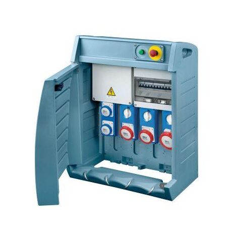 Q-BOX 4ASC BO:2X2/3P/3P+N+T16A,3P+N+T32A GEWISS GW68514