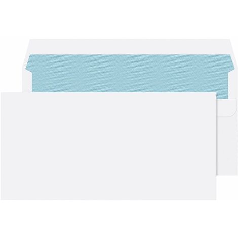 Q-Connect DL Env Plain Plsl Wht P500 - KF02951