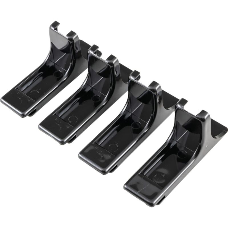 Q Connect Exec. Letter Tray Risers Black (Pack-4) - Q-connect