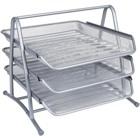 Q-CONNECT KF00822 Schreibtisch/Organisationsschale Silber