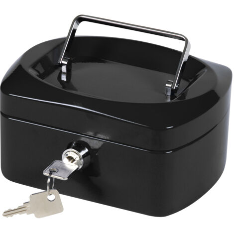 Q-CONNECT KF02601 scatola de denaro Nero