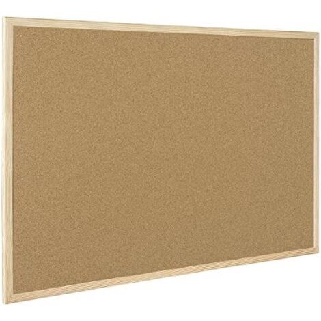 Q-Connect Korktafel 60x40cm mit Holzrahmen