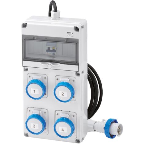 Q-DIN 10 ACS IEC 3X2P 1X4P 16A MOBILE GEWISS GW68246N