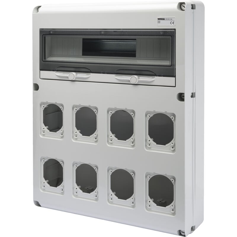 

Q-Din 20M 8 Pr. Bas. 16/32A Ip65 Gewiss Gw68013N