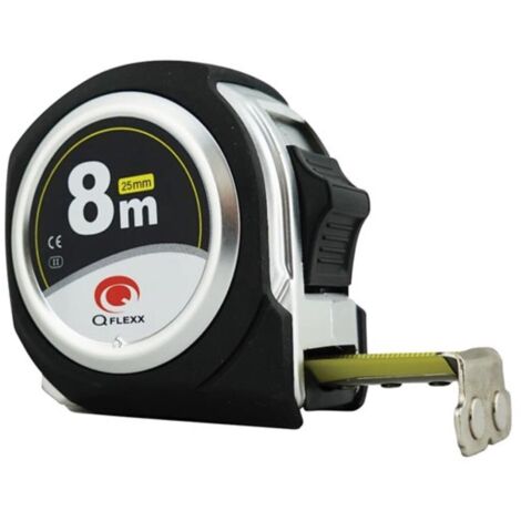 Q Flexx Maßband - ABS-Gehäuse mit UV-Schicht - 8 m