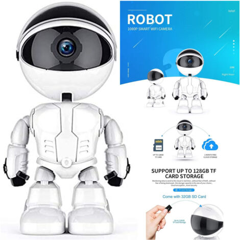 Q-s39 5.0 Mp Robot De Vigilancia Cámara Ip Cámara Inteligente De Seguridad 1080p -