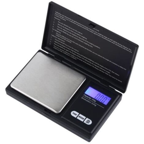 Q117221 Balance de poche 200g X 0.01g Pocket Digital Scale Portable Gram Bijoux Or Argent Pièce Herb