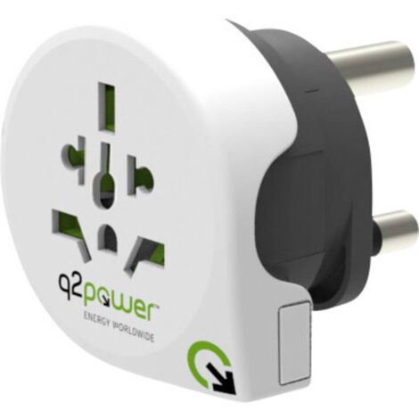Q2 Power 1.100220 Adaptateur de voyage Welt nach Süd Afrika
