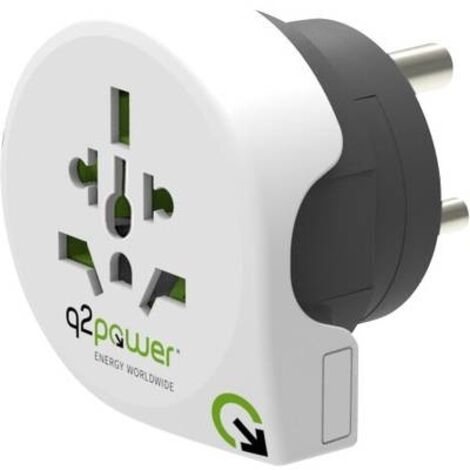 Q2 Power 1.100240 Reiseadapter  Welt nach Indien