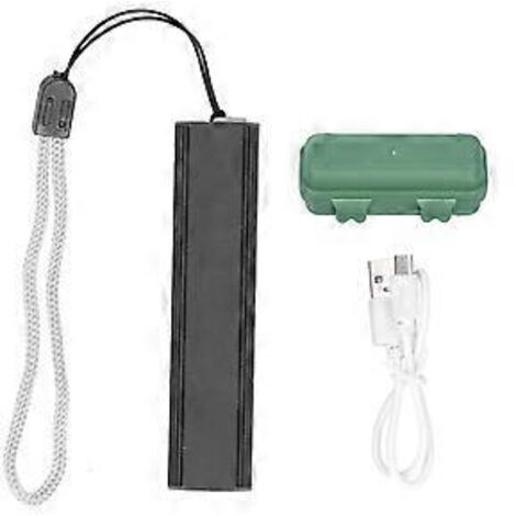 Q5 LED-Taschenlampe, rechteckig, 14500 Lithium-Akku, USB-aufladbar, Mini-Taschenlampe für den Außenbereich