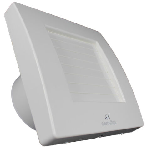 QA Abluftventilator / Badlüfter / Lamellen / Ventilator mit Nachlaufzeit Ø 100