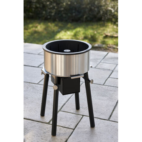 QAÏTO BBQ camping plancha brasero aux pellets Seau epoxy OR