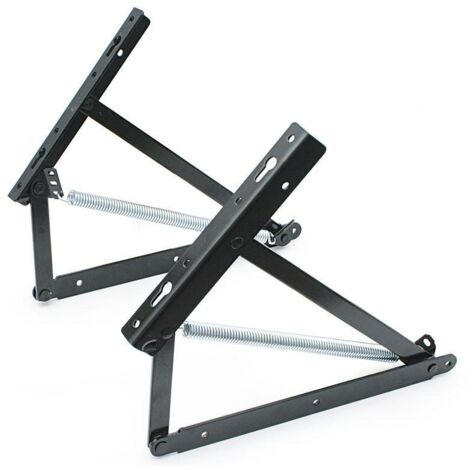 Q&ampQ bisagra compas kuku negro 50º muelle , KUKU Juego de bisagras compás 50º con muelles para sofá-cama, chaise longue, etc. Esta bisagra compás para sofás permite que el asient