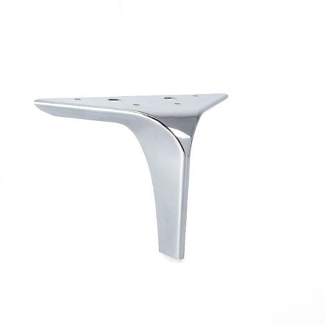 Q&ampQ pata metal clark h130 cromo , La pata metálica Clark es ideal para sofás y muebles, fabricada en metal duradero con un elegante acabado en cromo y una al