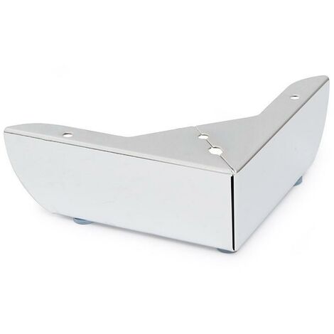 Q&ampQ pata metal escuadra brava h50 cromo , La PATA METAL ESCUADRA BRAVA H50 CROMO es una pata de mueble o sofá de metal con acabado en cromo y una altura de 5