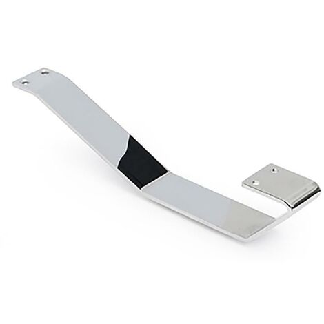 Q&ampQ pata metal low h58-62 l290 a40 cromo  4mm espesor chapa , La pata metálica Low es ideal para sofás y muebles, fabricada en metal resistente con un acabad